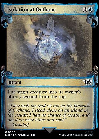 Isolation at Orthanc