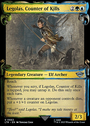 Legolas, Counter of Kills