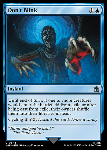 Don't Blink