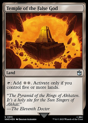 Temple of the False God