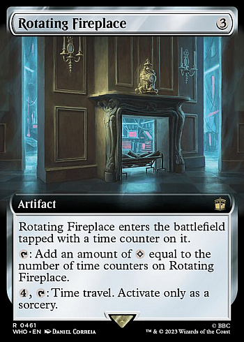 Rotating Fireplace