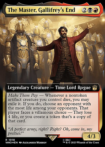 The Master, Gallifrey's End