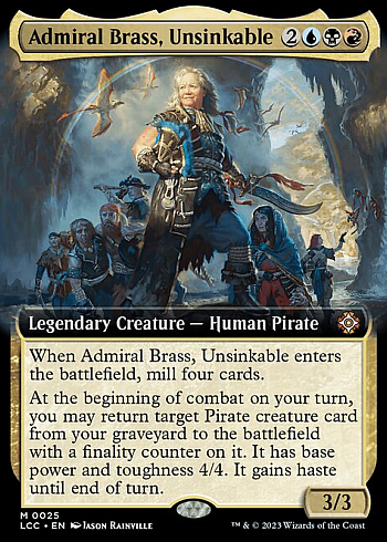 Admiral Brass, Unsinkable