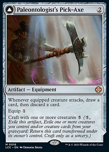 Paleontologist's Pick-Axe // Dinosaur Headdress