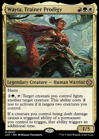 Wayta, Trainer Prodigy