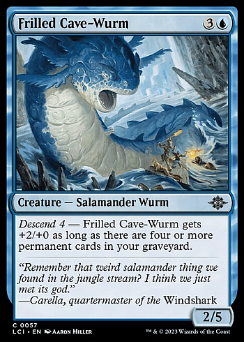 Frilled Cave-Wurm