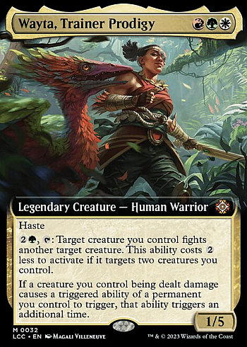 Wayta, Trainer Prodigy