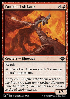 Panicked Altisaur