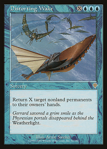 Distorting Wake