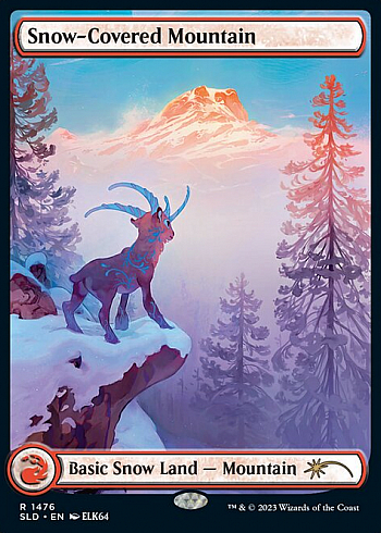 Snow-Covered Mountain