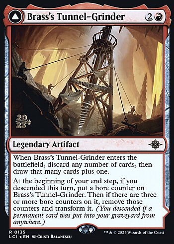 Brass's Tunnel-Grinder // Tecutlan, the Searing Rift