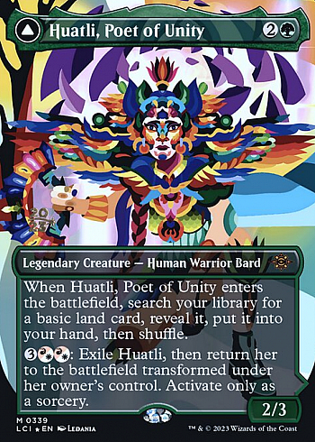 Huatli, Poet of Unity // Roar of the Fifth People