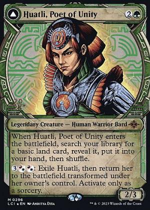 Huatli, Poet of Unity // Roar of the Fifth People