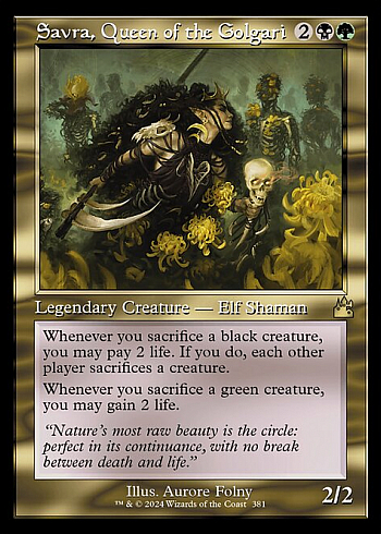 Savra, Queen of the Golgari