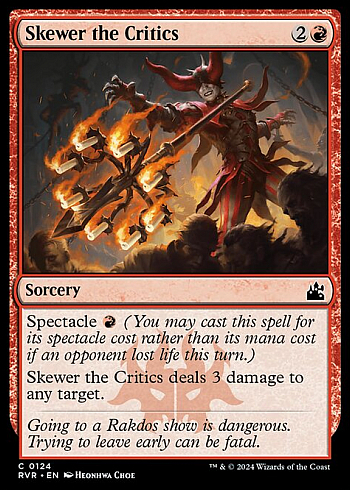 Skewer the Critics