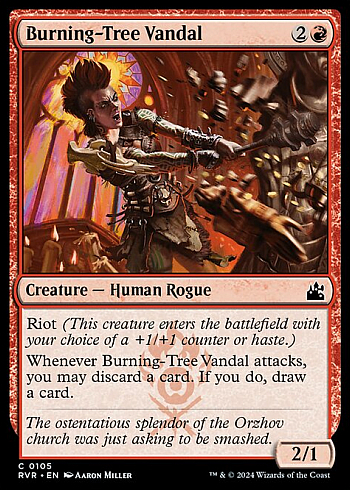 Burning-Tree Vandal
