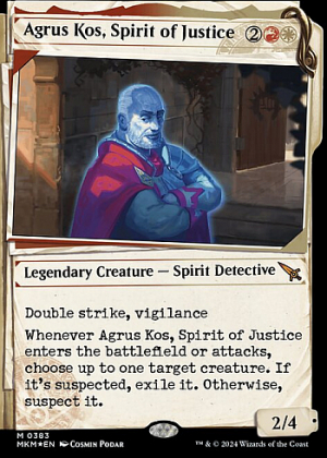 Agrus Kos, Spirit of Justice