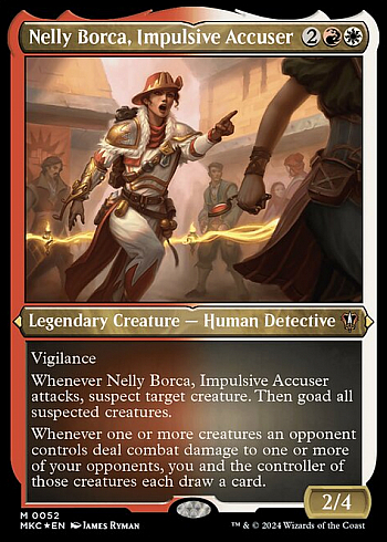 Nelly Borca, Impulsive Accuser